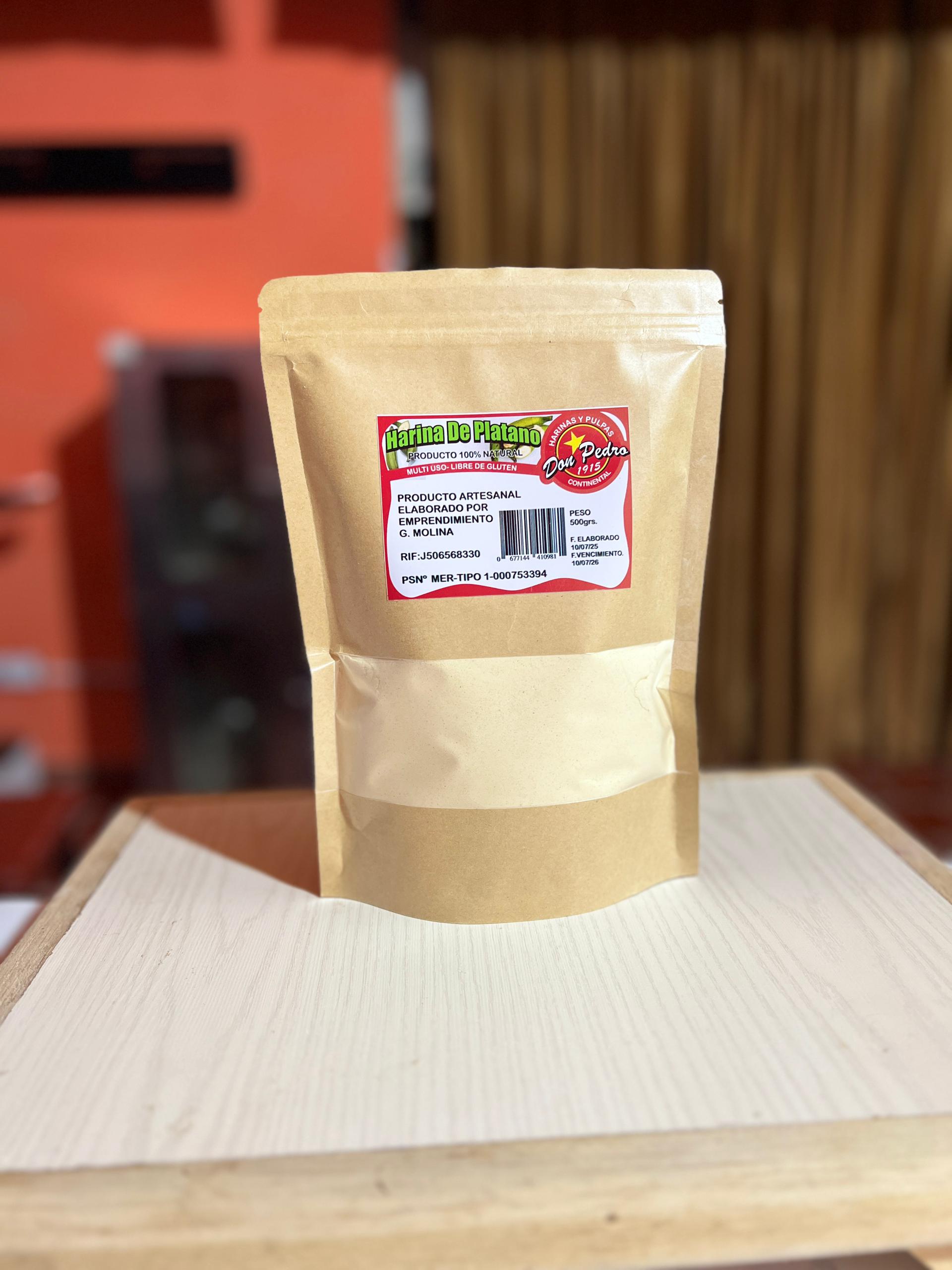 Origen de la harina de plátano Don Pedro